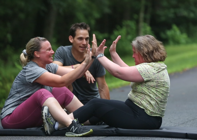 working out together